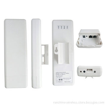 5.8GHZ outdoor 300MBPs powerful long range wireless CPE/AP 12V/24V PoE with 12dbi panel antenna